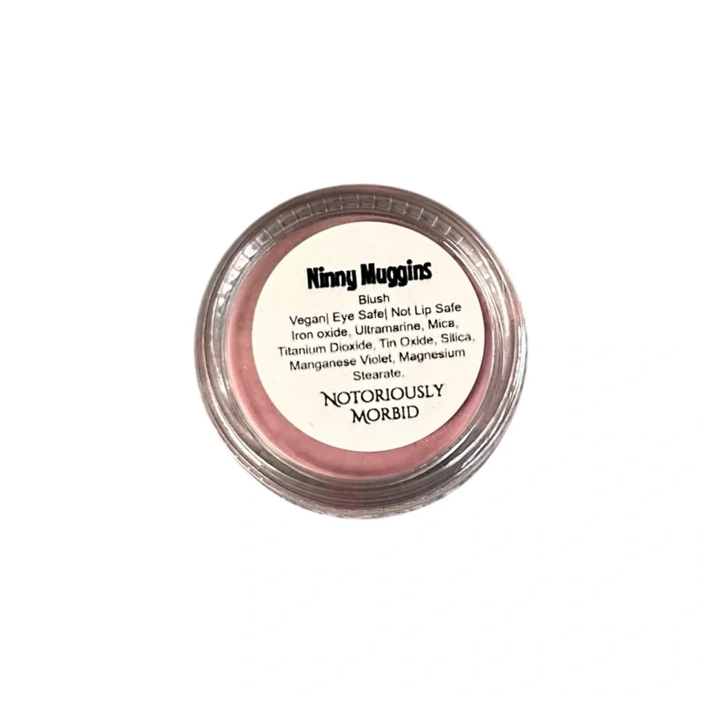 Notoriously Morbid Ninny Muggins Blush Vegan Loose Powder Limited Edition Sealed